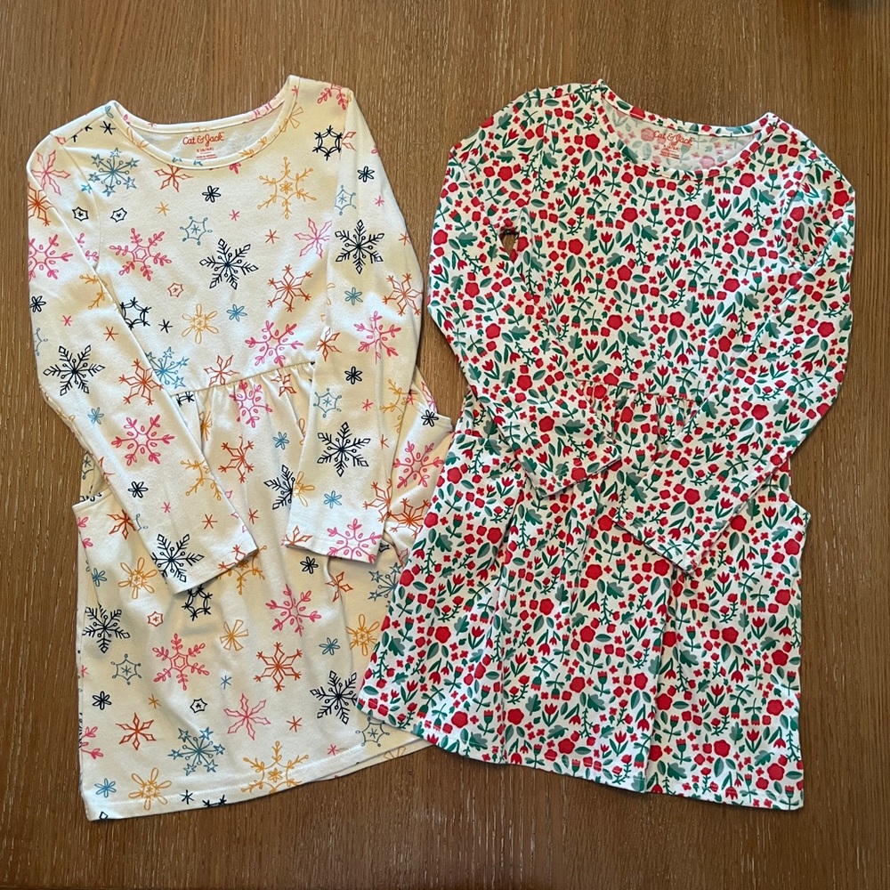 Cat & Jack long sleeve pocket dress